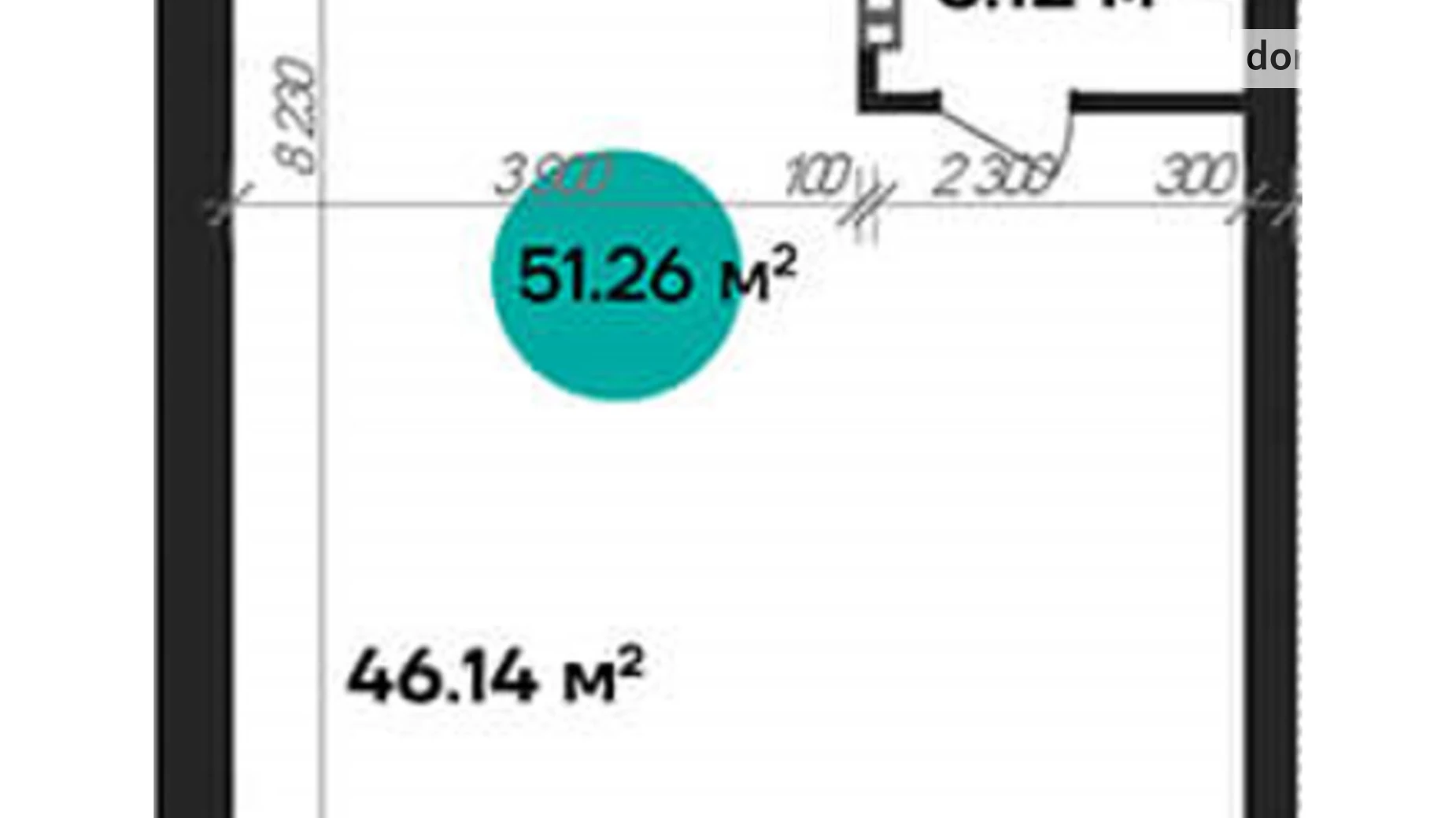 Продается 2-комнатная квартира 51.26 кв. м в Полтаве, ул. Шевченко, 58А - фото 2
