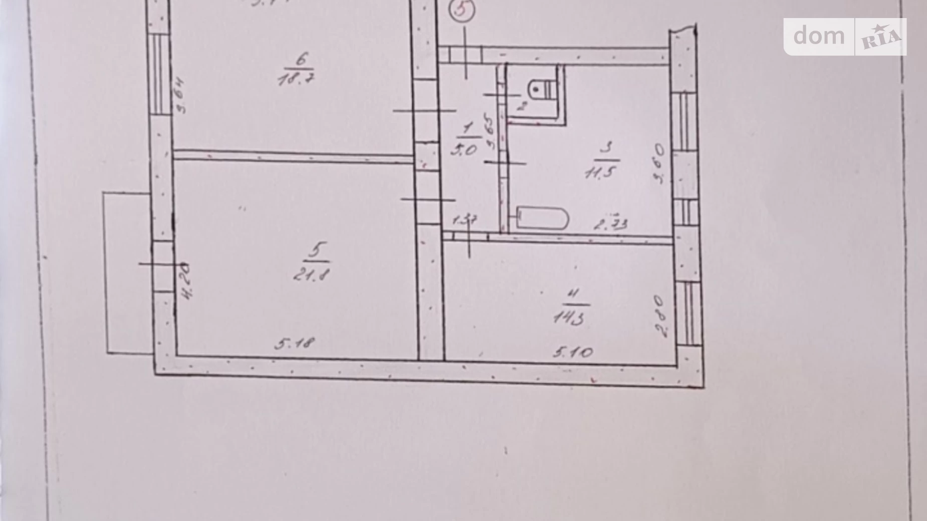 Продається 3-кімнатна квартира 73 кв. м у Кам'янському, вул. Йосипа Манаєнкова(Комунарна), 12 - фото 5