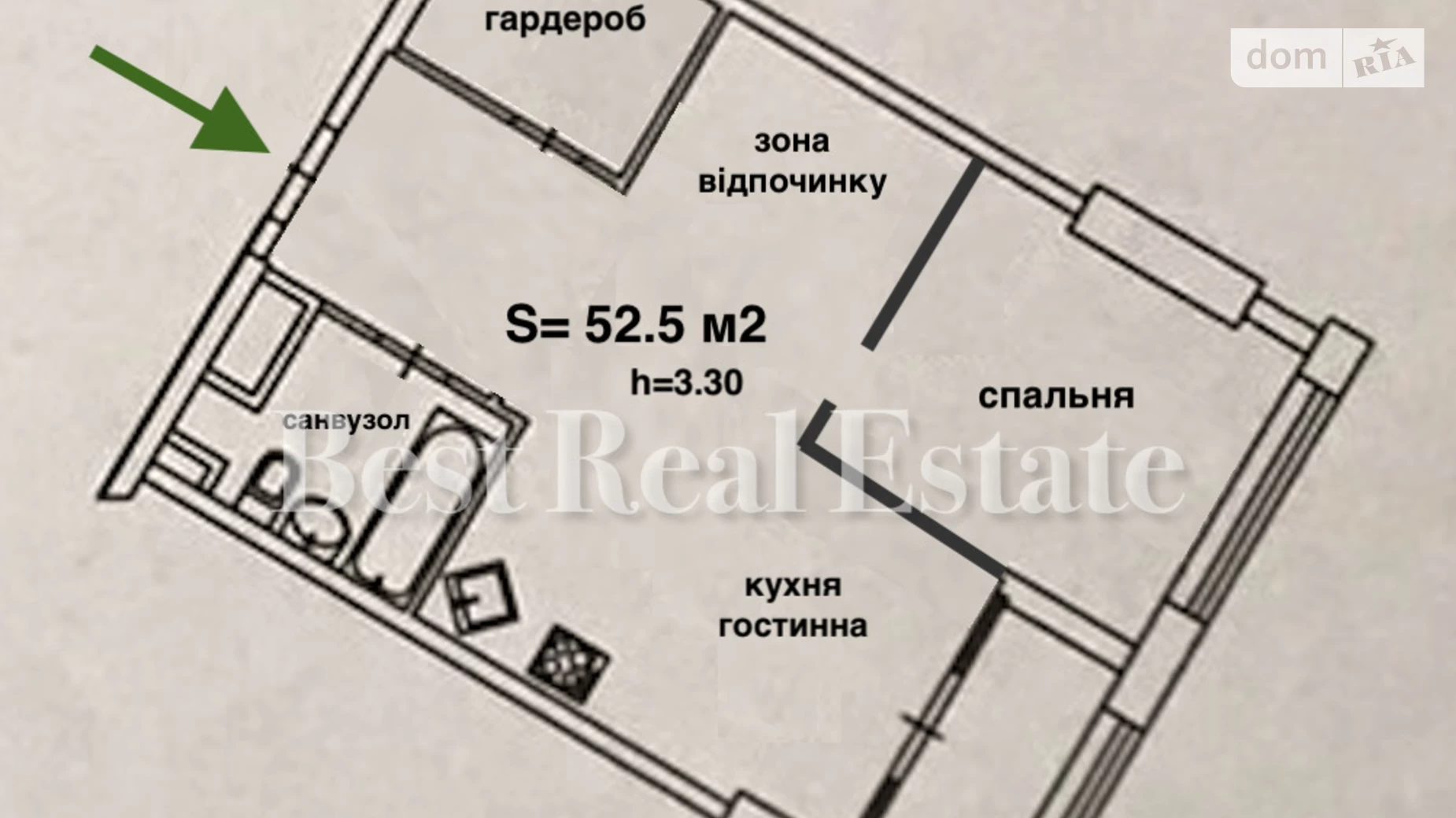 Продается 2-комнатная квартира 52.5 кв. м в Киеве, просп. Берестейский(Победы), 11 корпус 2 - фото 5