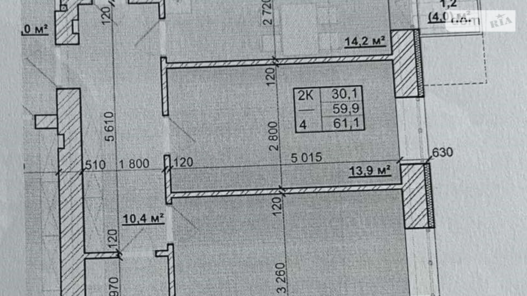 Продается 2-комнатная квартира 61.1 кв. м в Ивано-Франковске, ул. Приозерная - фото 2