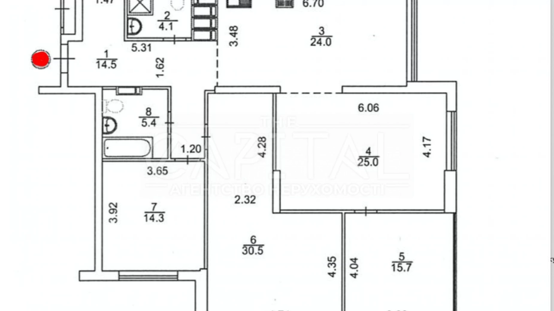 Продается 4-комнатная квартира 133.5 кв. м в Киеве, ул. Михаила Бойчука, 41Б - фото 4