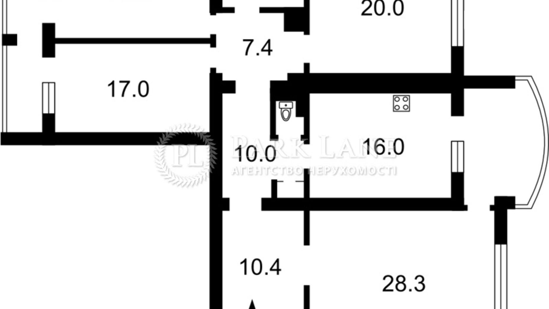 Продается 4-комнатная квартира 156 кв. м в Киеве, просп. Владимира Ивасюка, 4 корпус 4 - фото 3