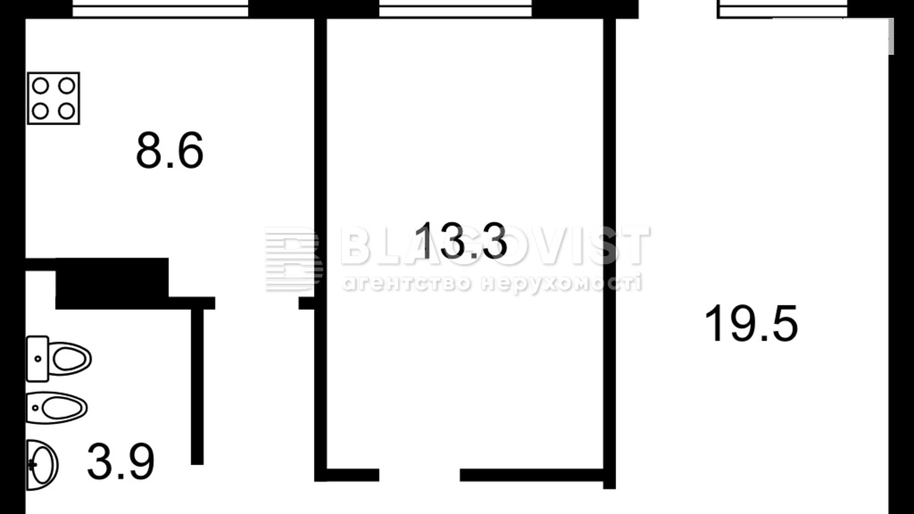 Продается 2-комнатная квартира 60 кв. м в Киеве, ул. Михаила Бойчука, 19А - фото 3