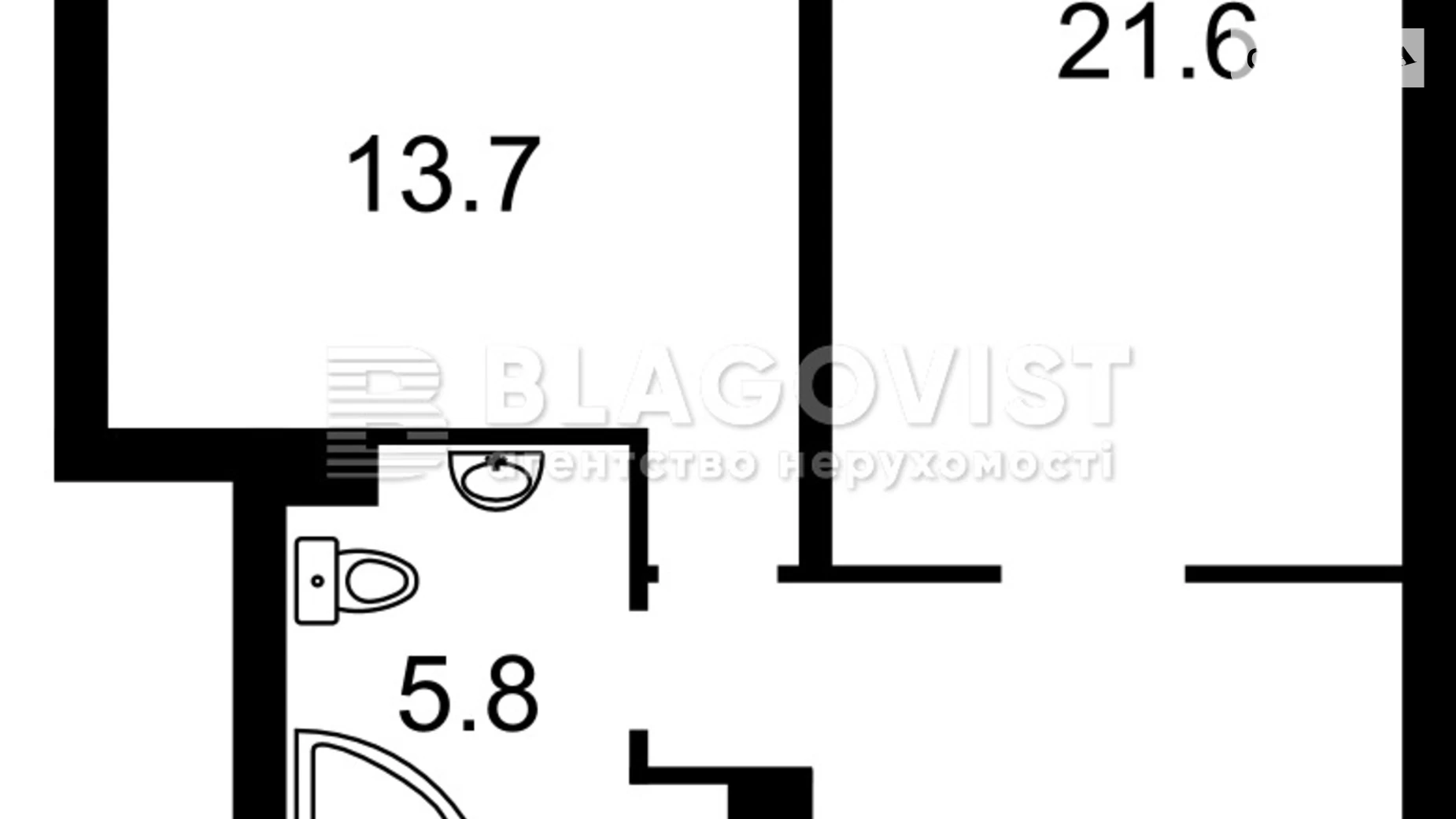 Продается 2-комнатная квартира 62 кв. м в Киеве, ул. Мокрая(Кудряшова), 20Б - фото 2