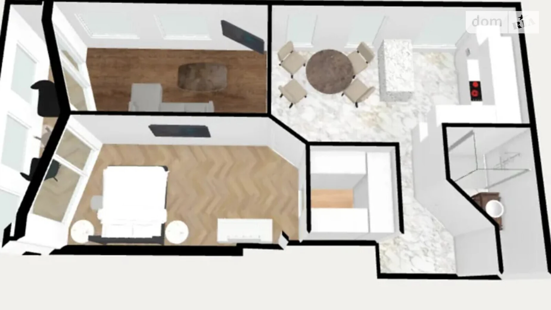 2-комнатная квартира 73 кв. м в Тернополе, цена: 75000 $ - фото 2