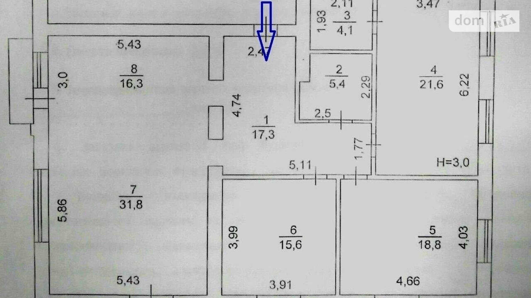 Продается 4-комнатная квартира 136 кв. м в Киеве, ул. Белицкая, 108 - фото 3