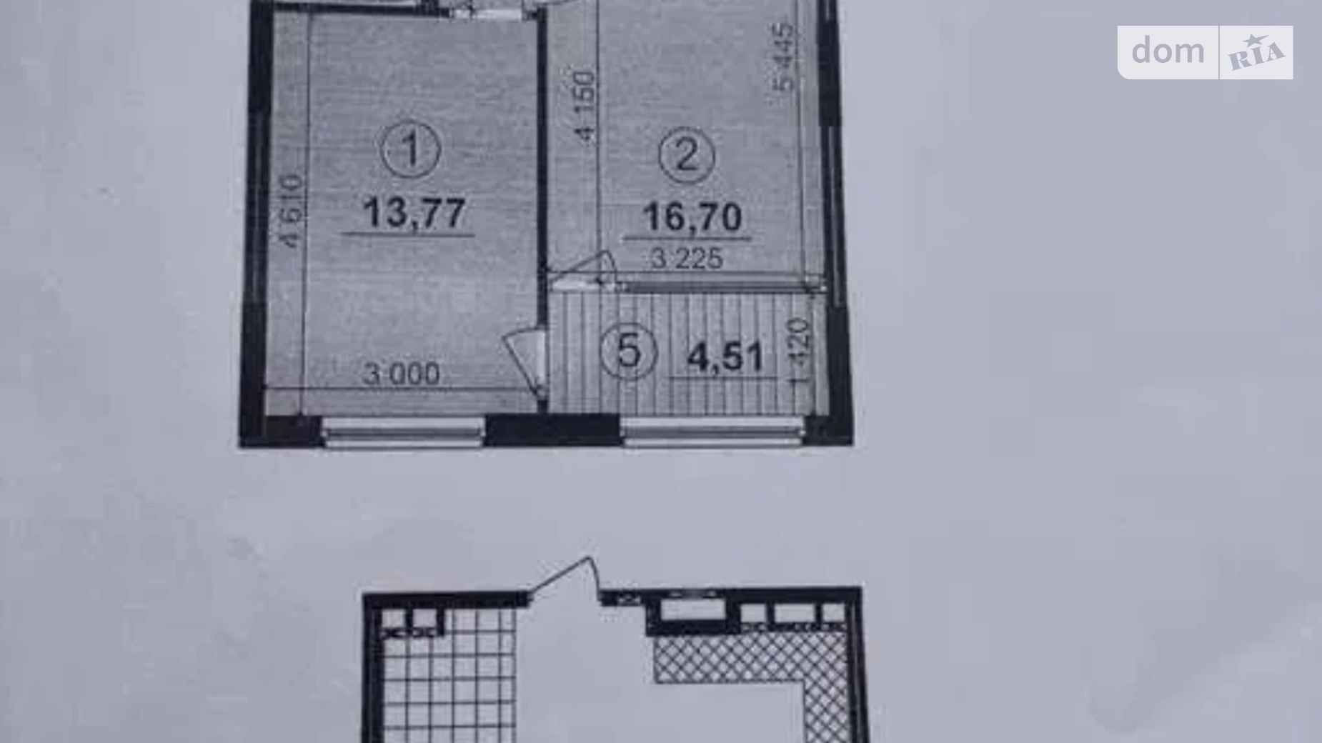 Продается 1-комнатная квартира 43.61 кв. м в Киеве, ул. Ивана Выговского(Маршала Гречко), 42 - фото 3