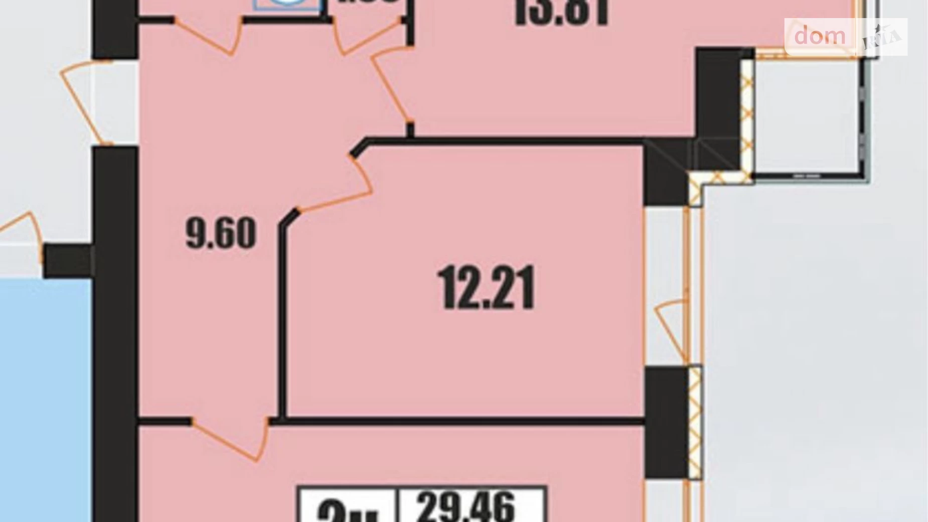 Продается 2-комнатная квартира 58 кв. м в Хмельницком, ул. Панаса Мирного, 20 - фото 2