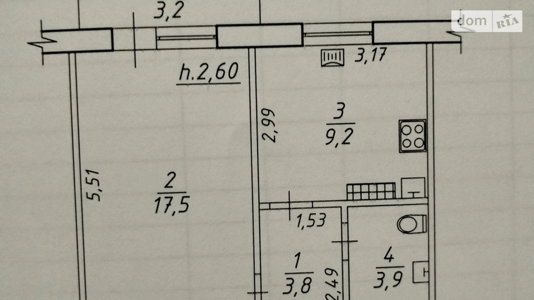 Продается 1-комнатная квартира 36.96 кв. м в Старом Селе, ул. Первомайская, 5 - фото 2