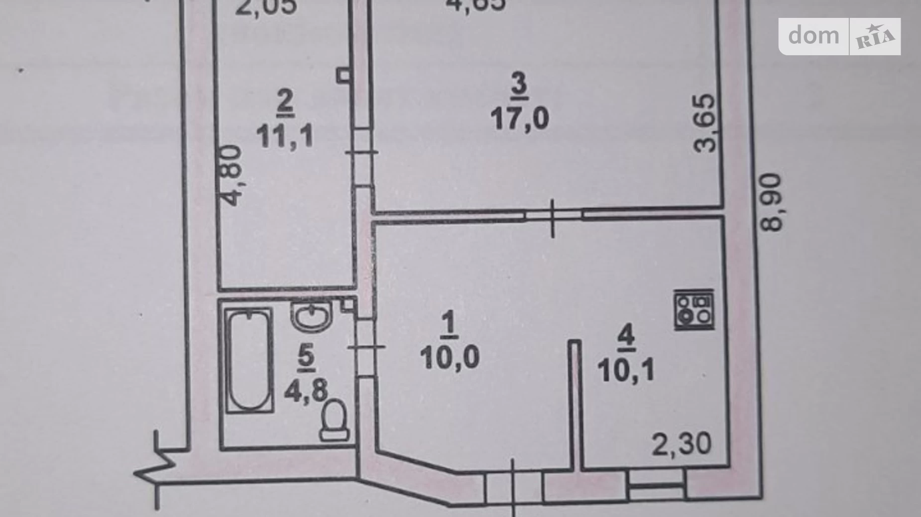 Продается 2-комнатная квартира 53 кв. м в Николаеве, ул. Океановская - фото 14