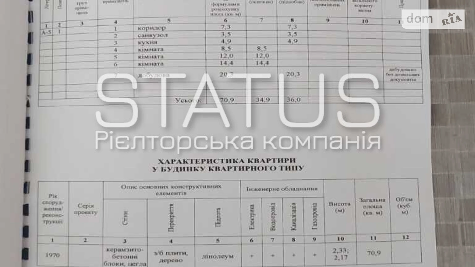 Продается 3-комнатная квартира 70.9 кв. м в Полтаве, ул. Мазепы Ивана - фото 2