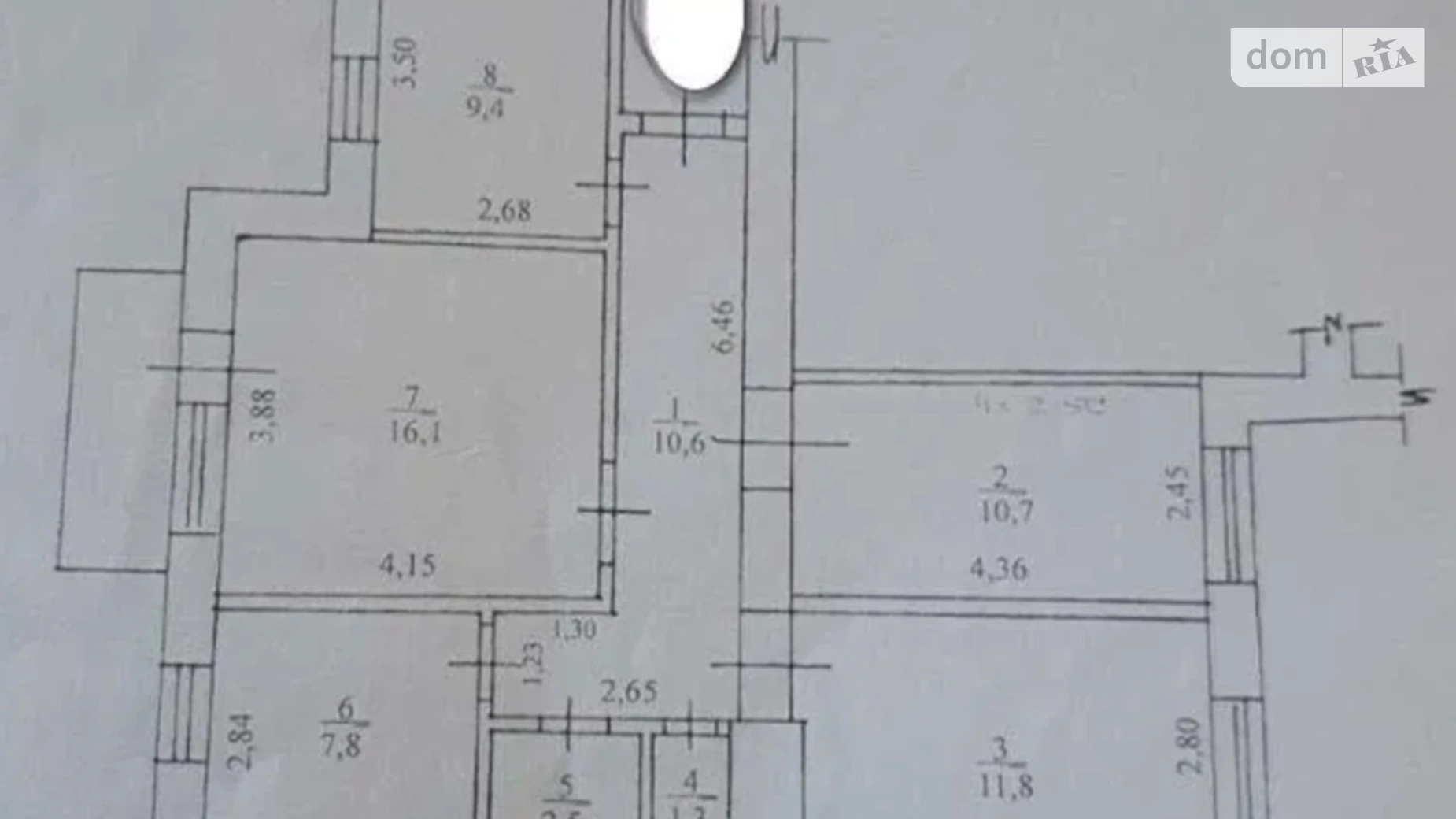 Продается 3-комнатная квартира 70 кв. м в Харькове - фото 2