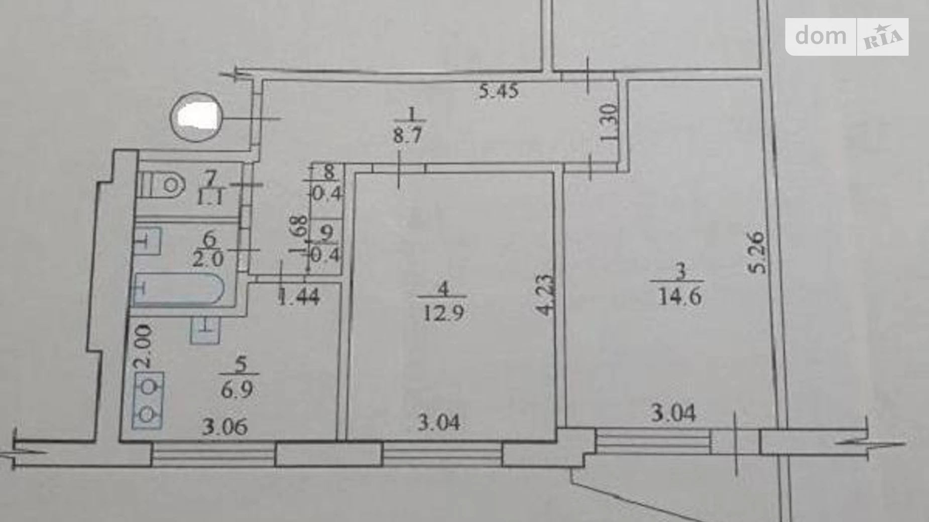 Продається 3-кімнатна квартира 64 кв. м у Харкові, вул. Новгородська - фото 2