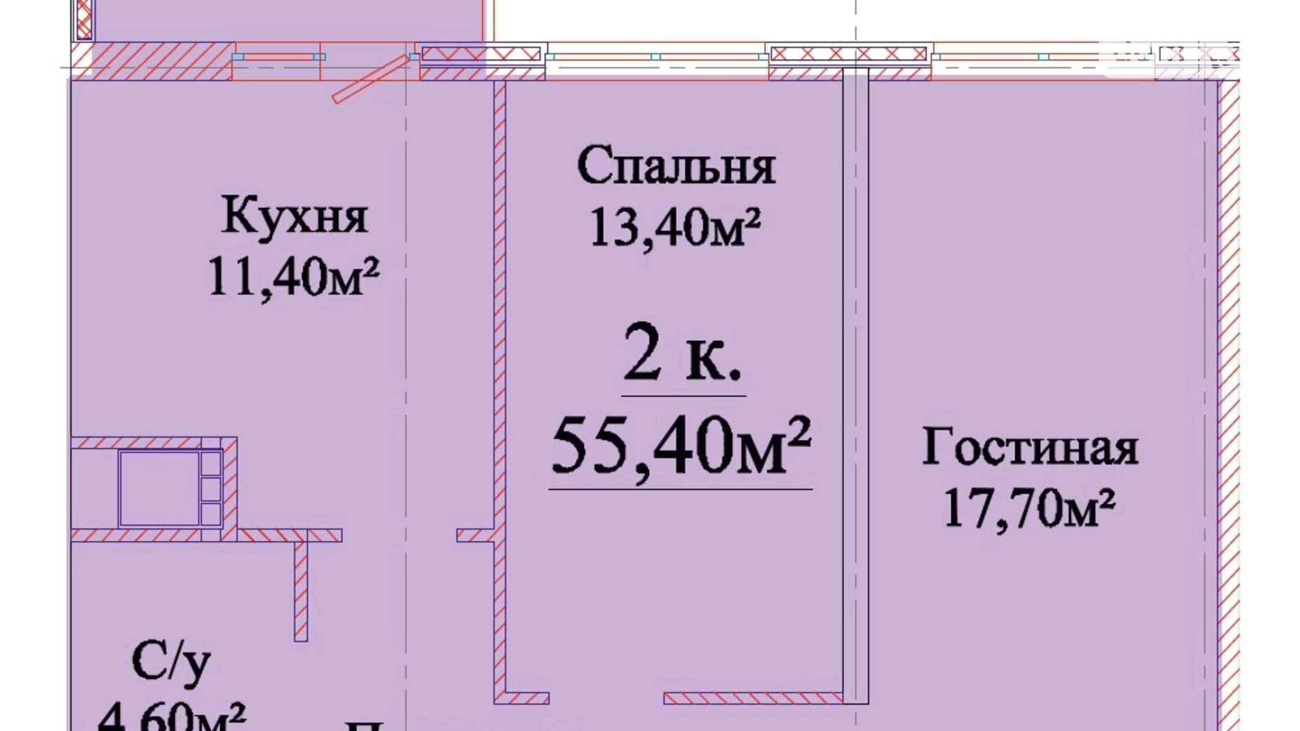 Продается 1-комнатная квартира 54.6 кв. м в Одессе, ул. Михайловская - фото 3
