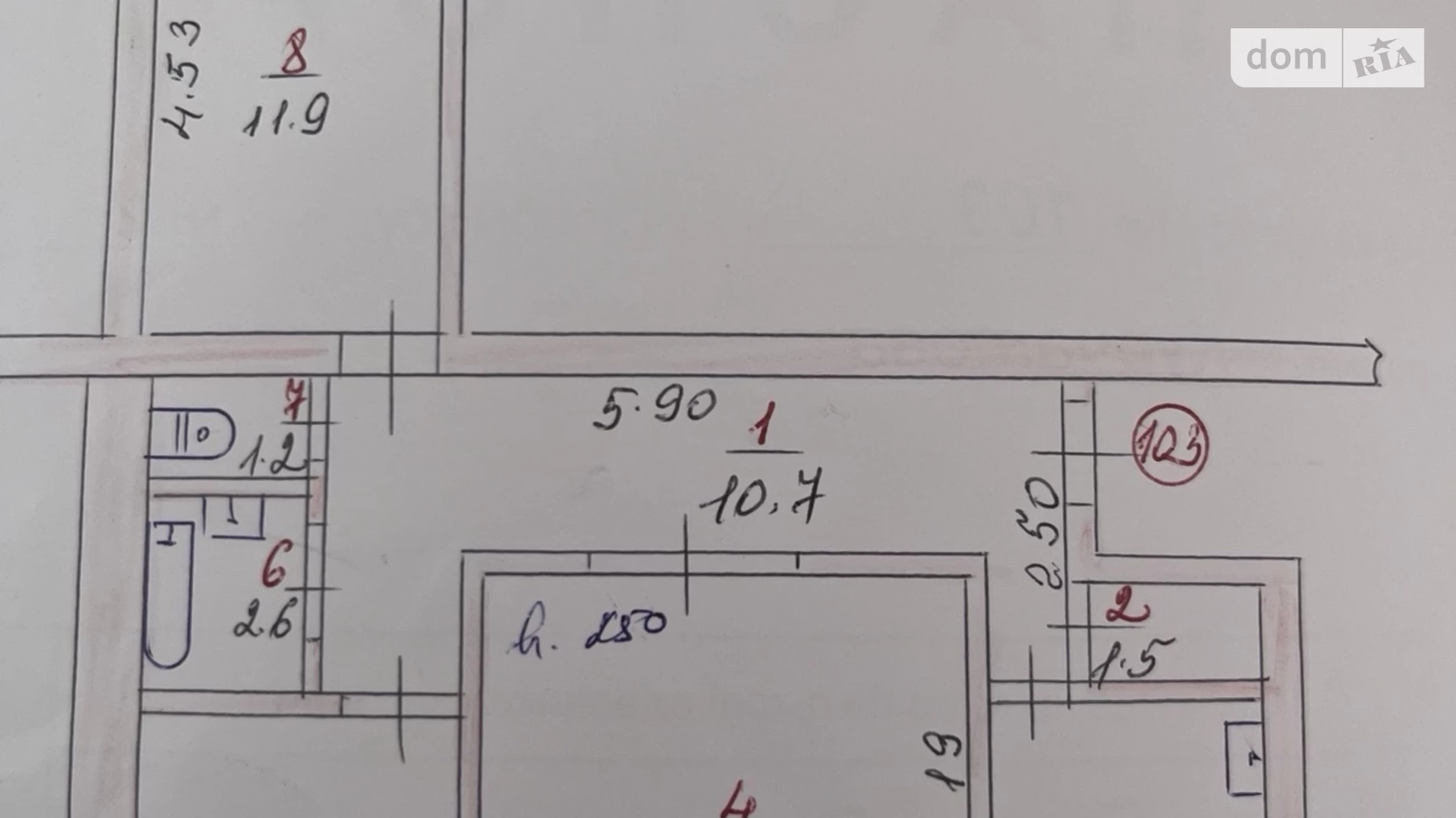 Продается 3-комнатная квартира 63 кв. м в Хмельницком, ул. Романа Шухевича(Курчатова), 2 - фото 17