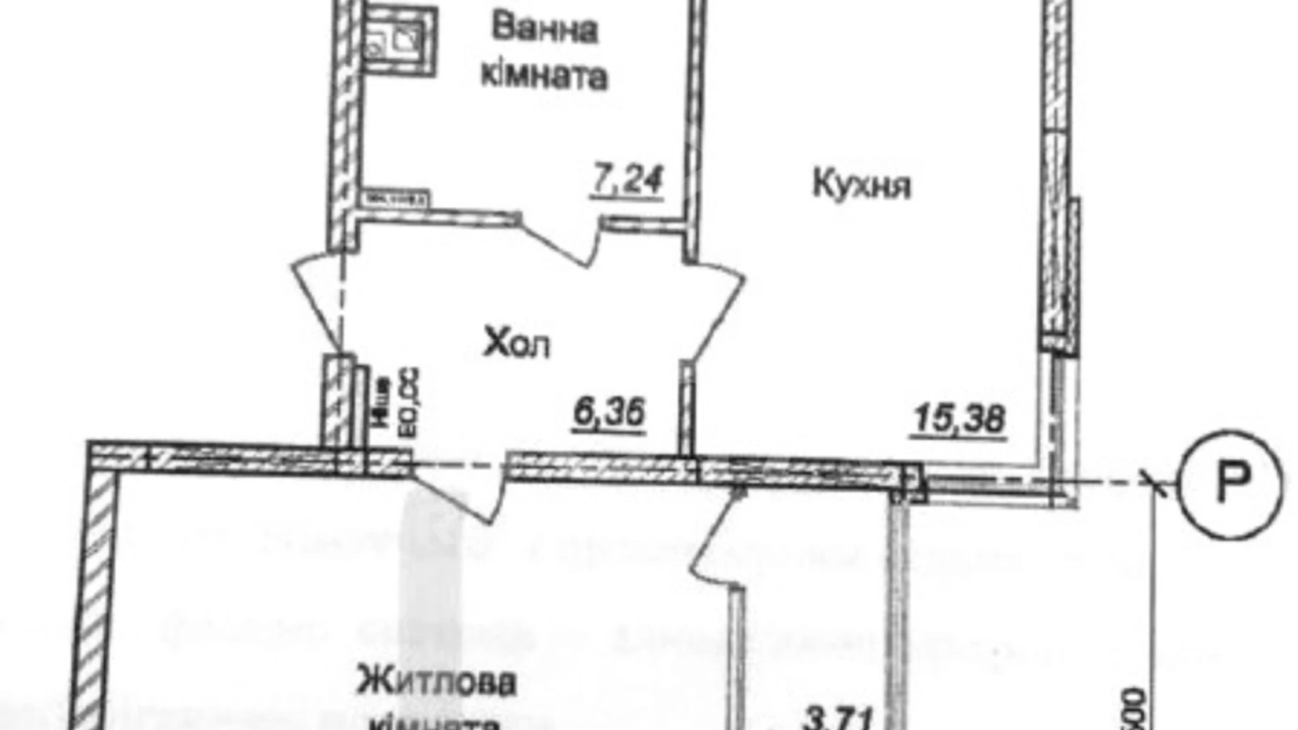 Продается 1-комнатная квартира 56 кв. м в Киеве, ул. Юлии Здановской(Михаила Ломоносова), 73-79 - фото 2