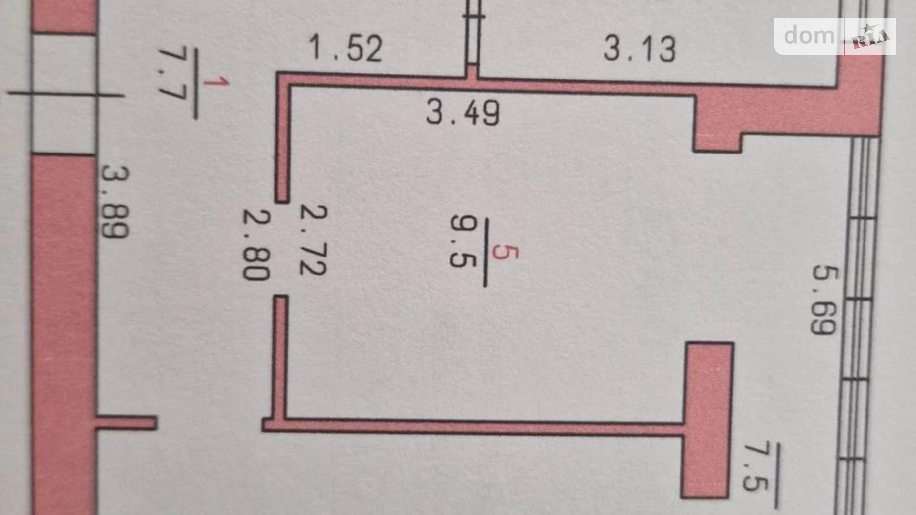 Продається 2-кімнатна квартира 56 кв. м у Хмельницькому, вул. Гетьмана Мазепи(Красовського Маршала) - фото 2