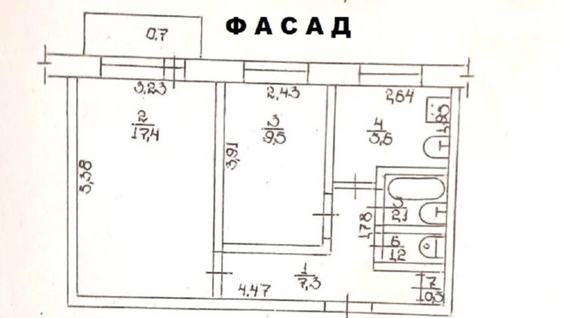 Продается 2-комнатная квартира 44.3 кв. м в Одессе, просп. Князя Ярослава Мудрого, 14 - фото 4