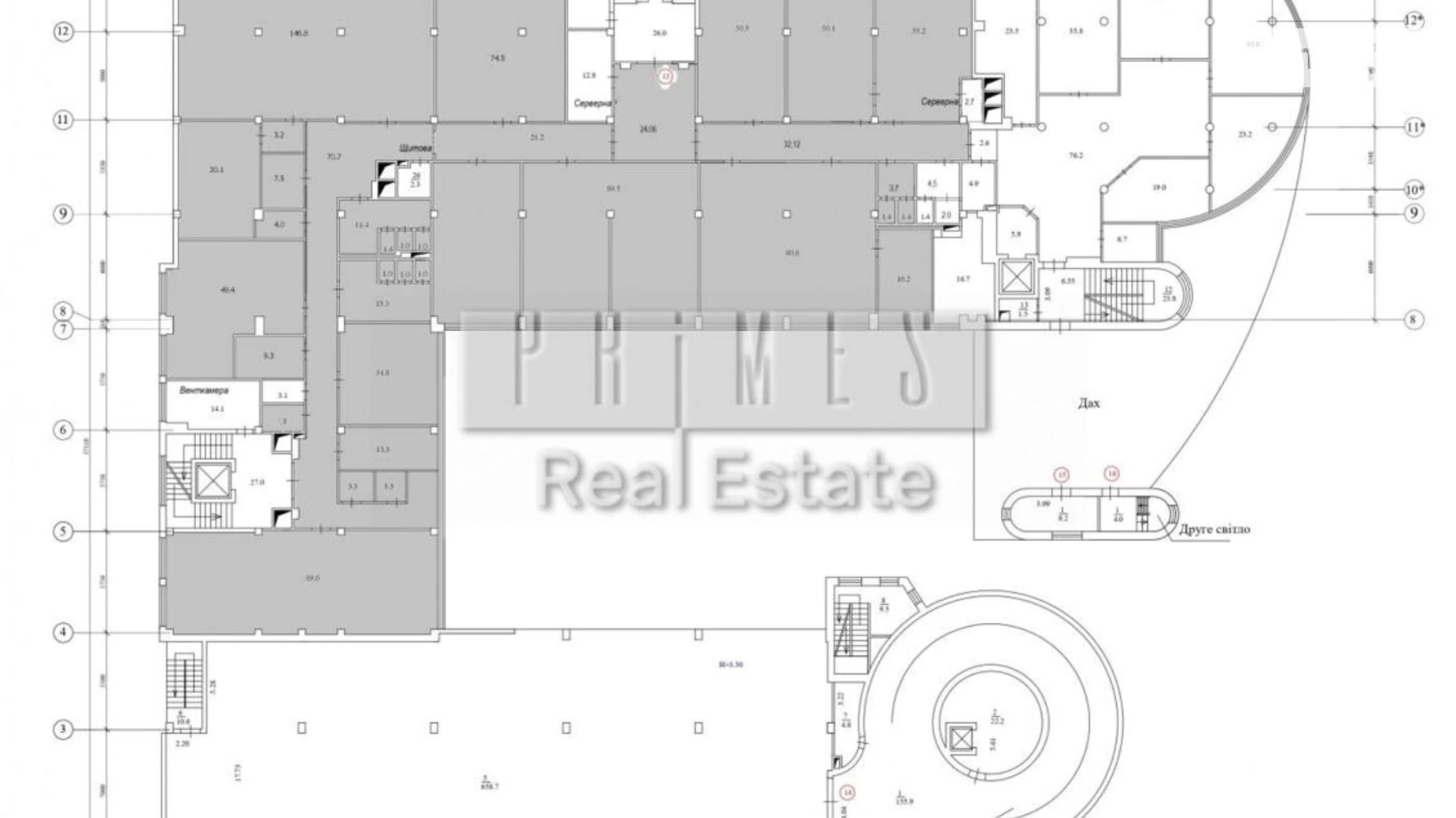 Здається в оренду офіс 1106 кв. м в бізнес-центрі, цена: 14000 $ - фото 2