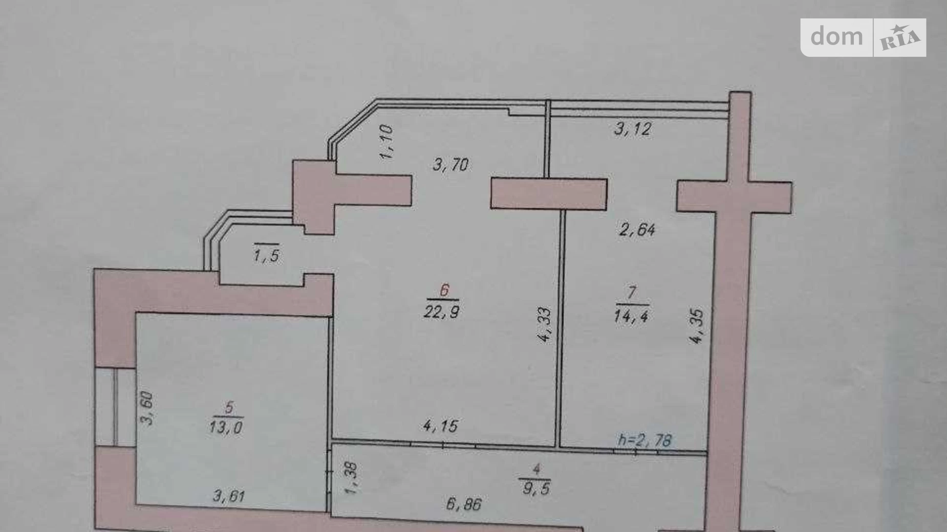 Продается 2-комнатная квартира 75 кв. м в Хмельницком, ул. Заречанская - фото 4