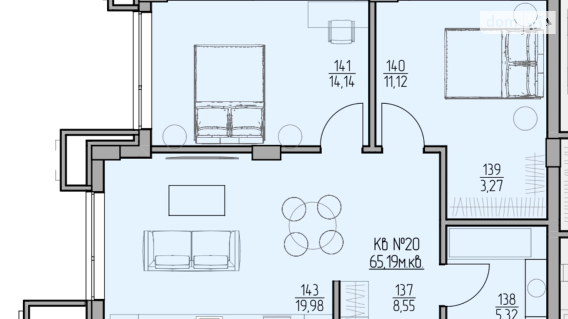 Продается 2-комнатная квартира 65.3 кв. м в Ужгороде, цена: 150190 $ - фото 7