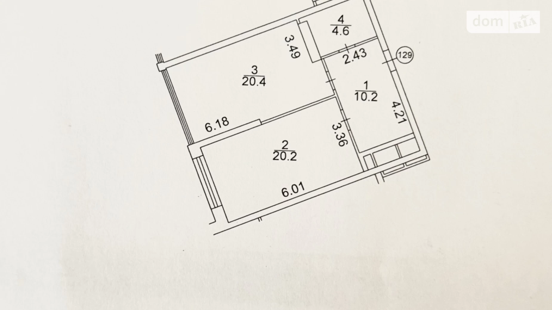 Продается 2-комнатная квартира 56 кв. м в Киеве, ул. Василия Тютюнника, 28А - фото 2