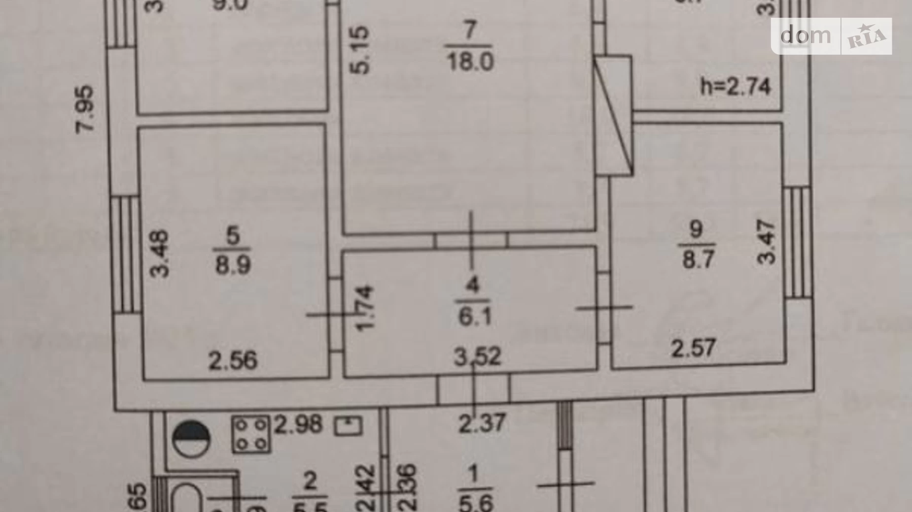 Продається одноповерховий будинок 71.9 кв. м з каміном, цена: 50000 $ - фото 5