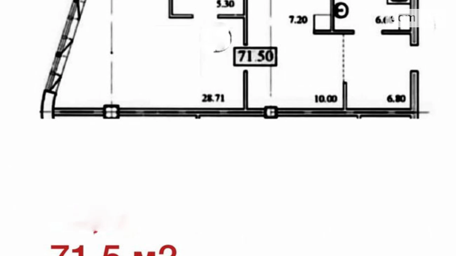 Продається 1-кімнатна квартира 71 кв. м у Одесі, пров. Удільний, 6 - фото 3