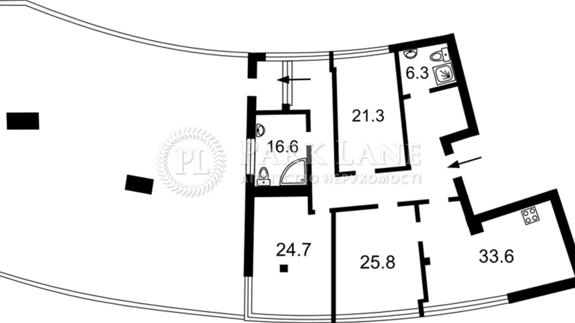 Продается 3-комнатная квартира 226.8 кв. м в Киеве, просп. Владимира Ивасюка, 2Д - фото 4