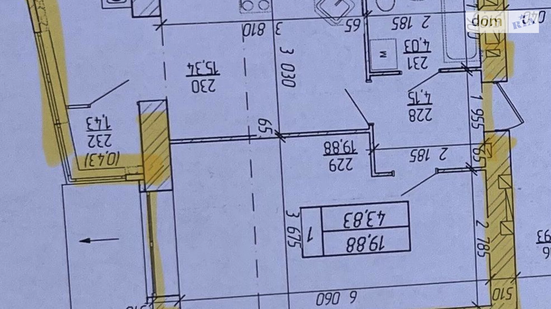Продается 1-комнатная квартира 51 кв. м в Хмельницком, ул. Степана Бандеры - фото 4