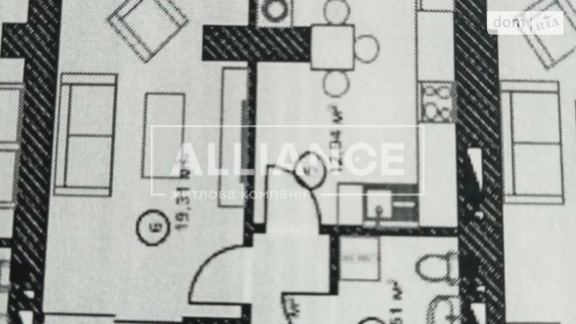 Продается 1-комнатная квартира 39 кв. м в Ивано-Франковске, ул. Кисилевской Ольги, 31 - фото 4