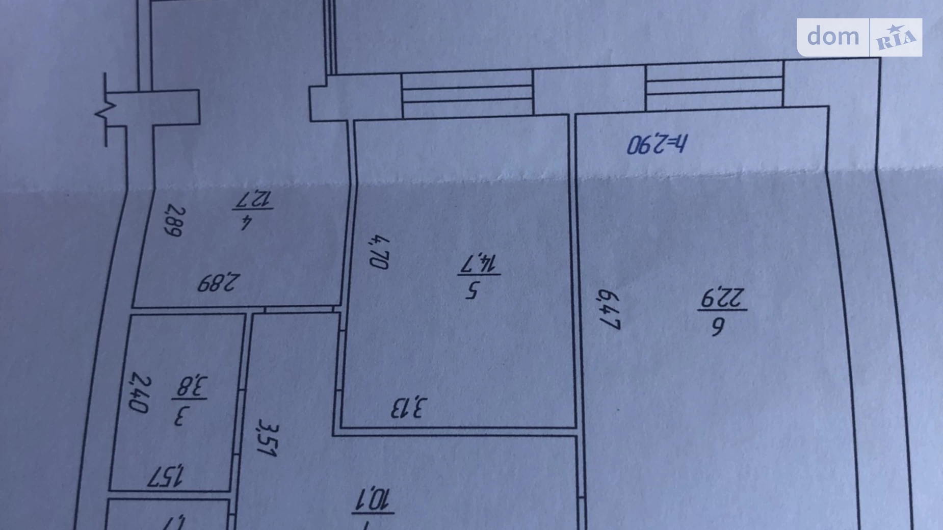 Продається 2-кімнатна квартира 65.9 кв. м у Дніпрі, цена: 49500 $ - фото 4