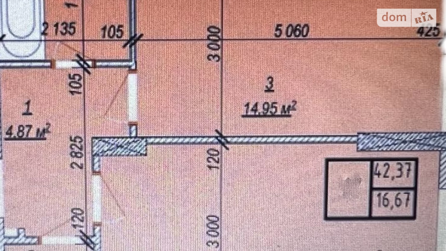 Продается 1-комнатная квартира 42.3 кв. м в Хмельницком, ул. Свободы, 12А - фото 3