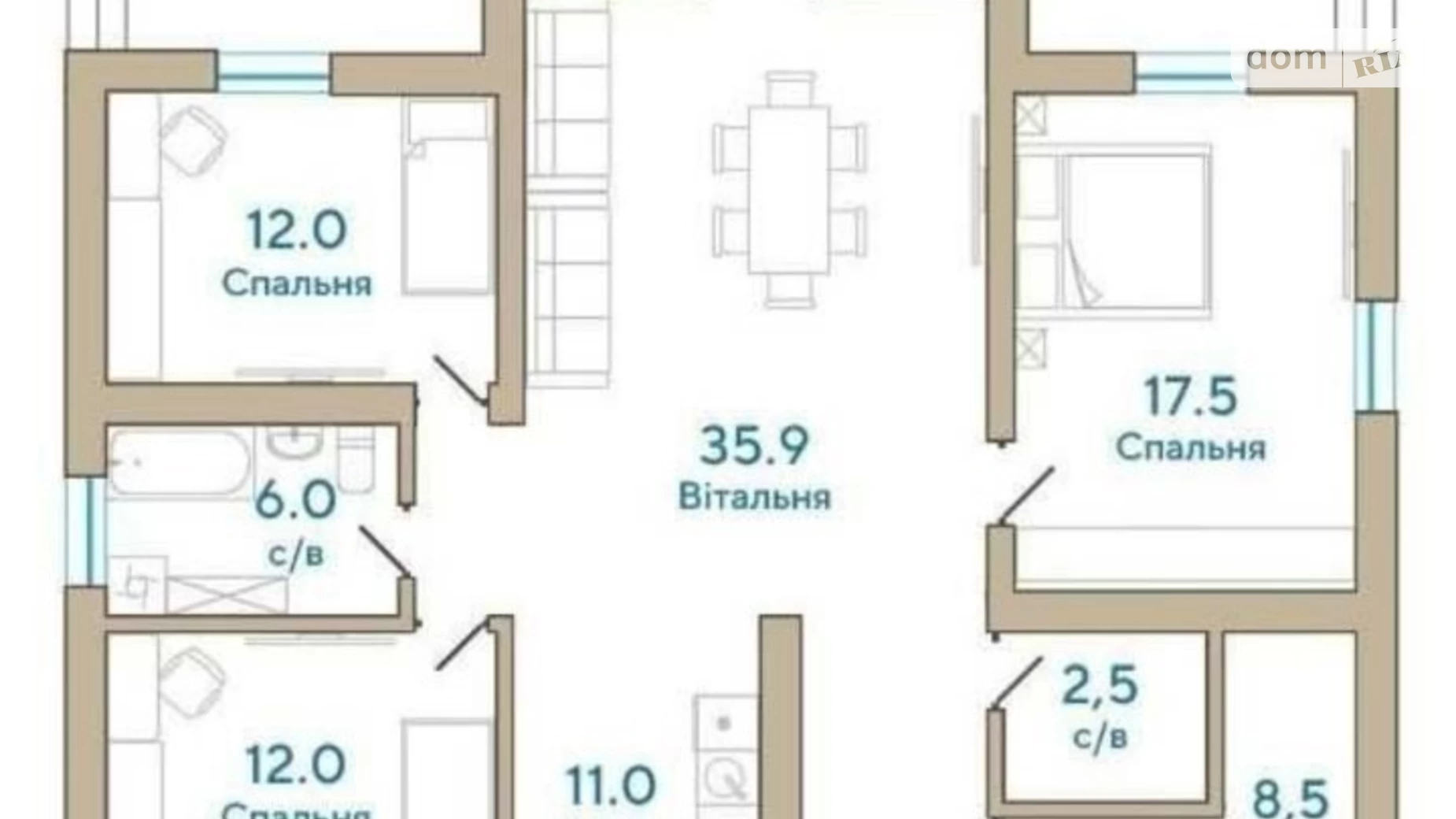 Продается одноэтажный дом 105 кв. м с верандой, цена: 87000 $ - фото 4