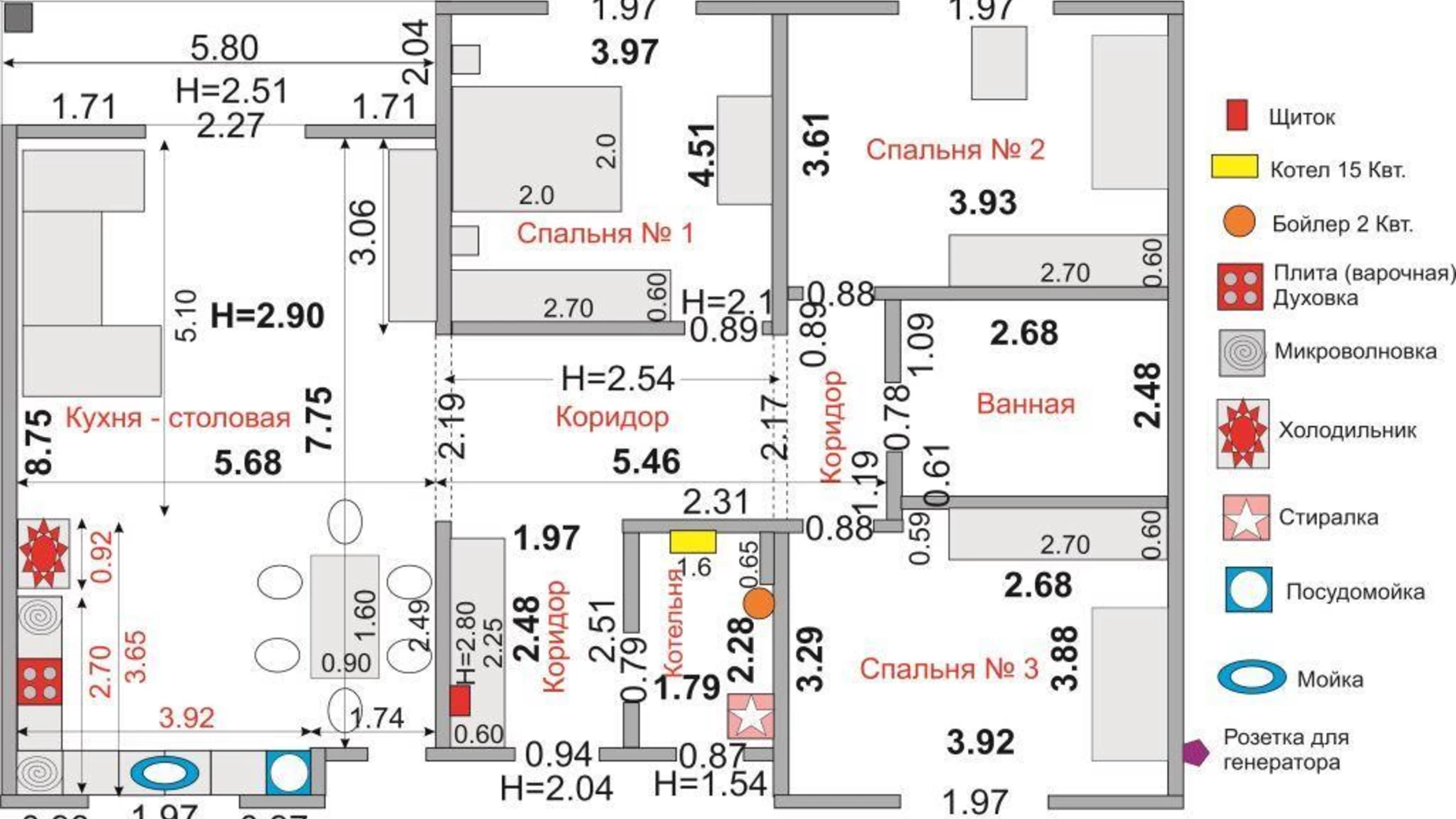 Продается одноэтажный дом 122.8 кв. м с мебелью, цена: 195000 $ - фото 4