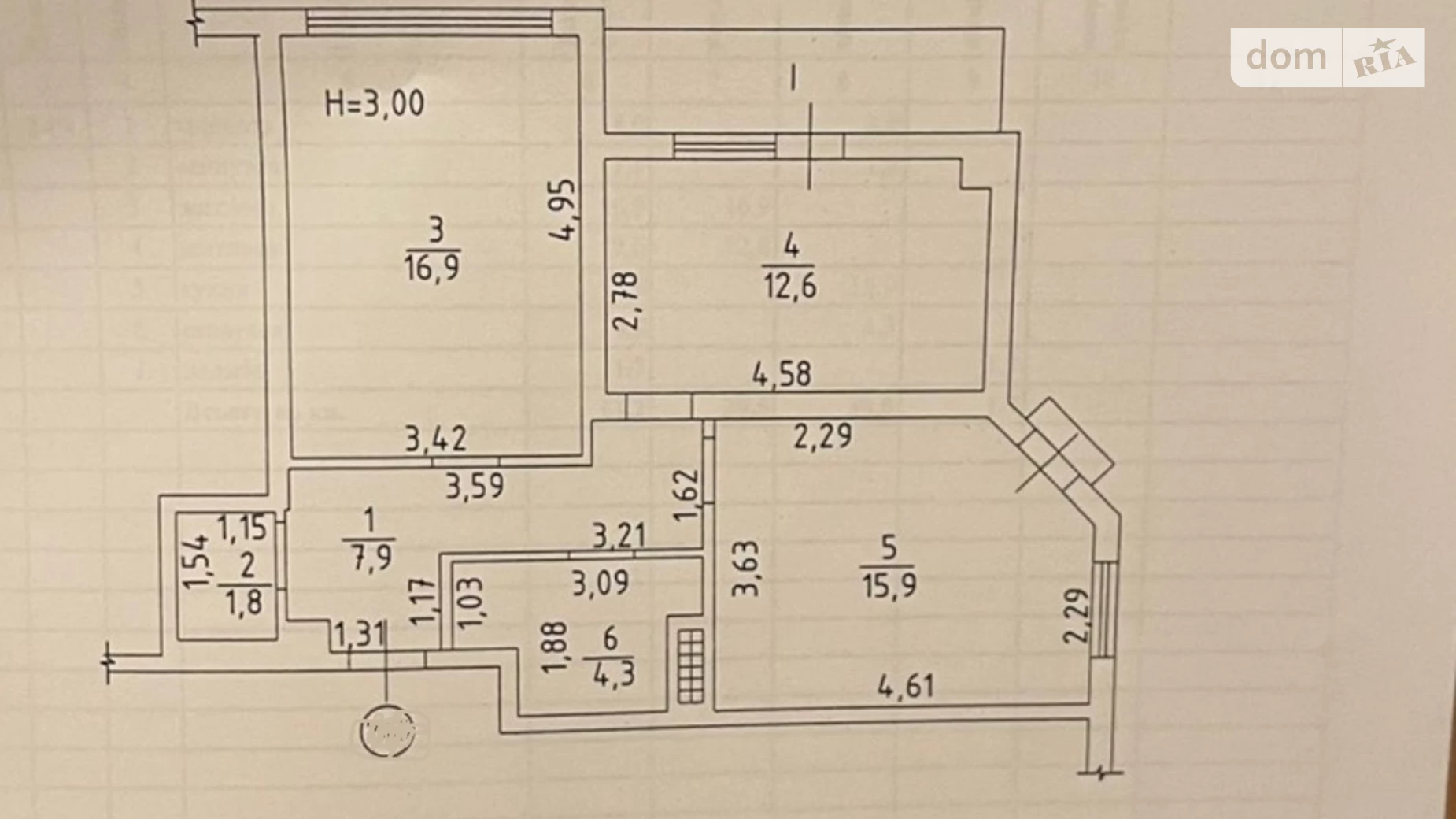 Продається 2-кімнатна квартира 61.2 кв. м у Одесі, пров. Курортний, 1А - фото 2