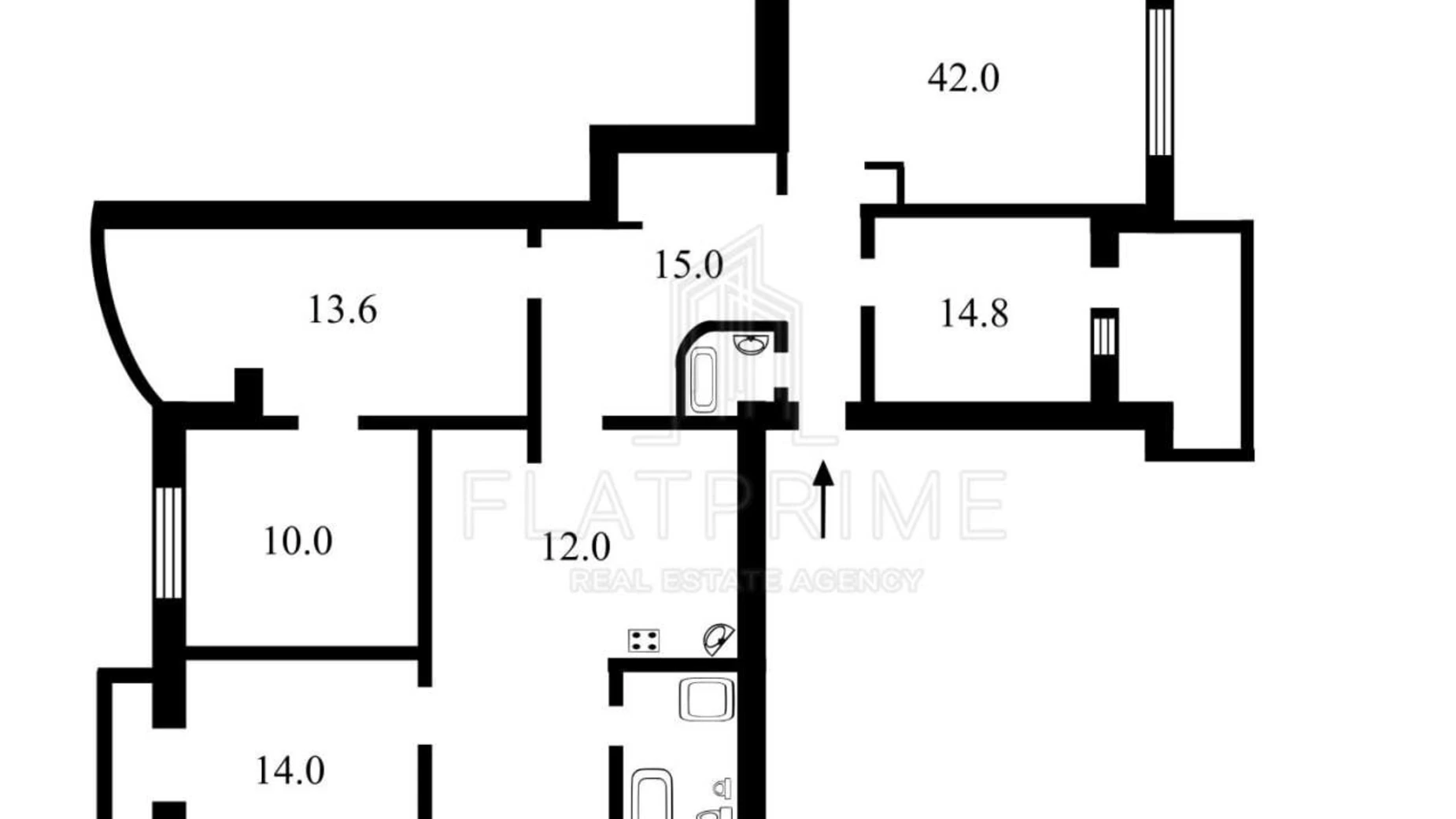 Сдается в аренду офис 145 кв. м в бизнес-центре, цена: 1600 $ - фото 4