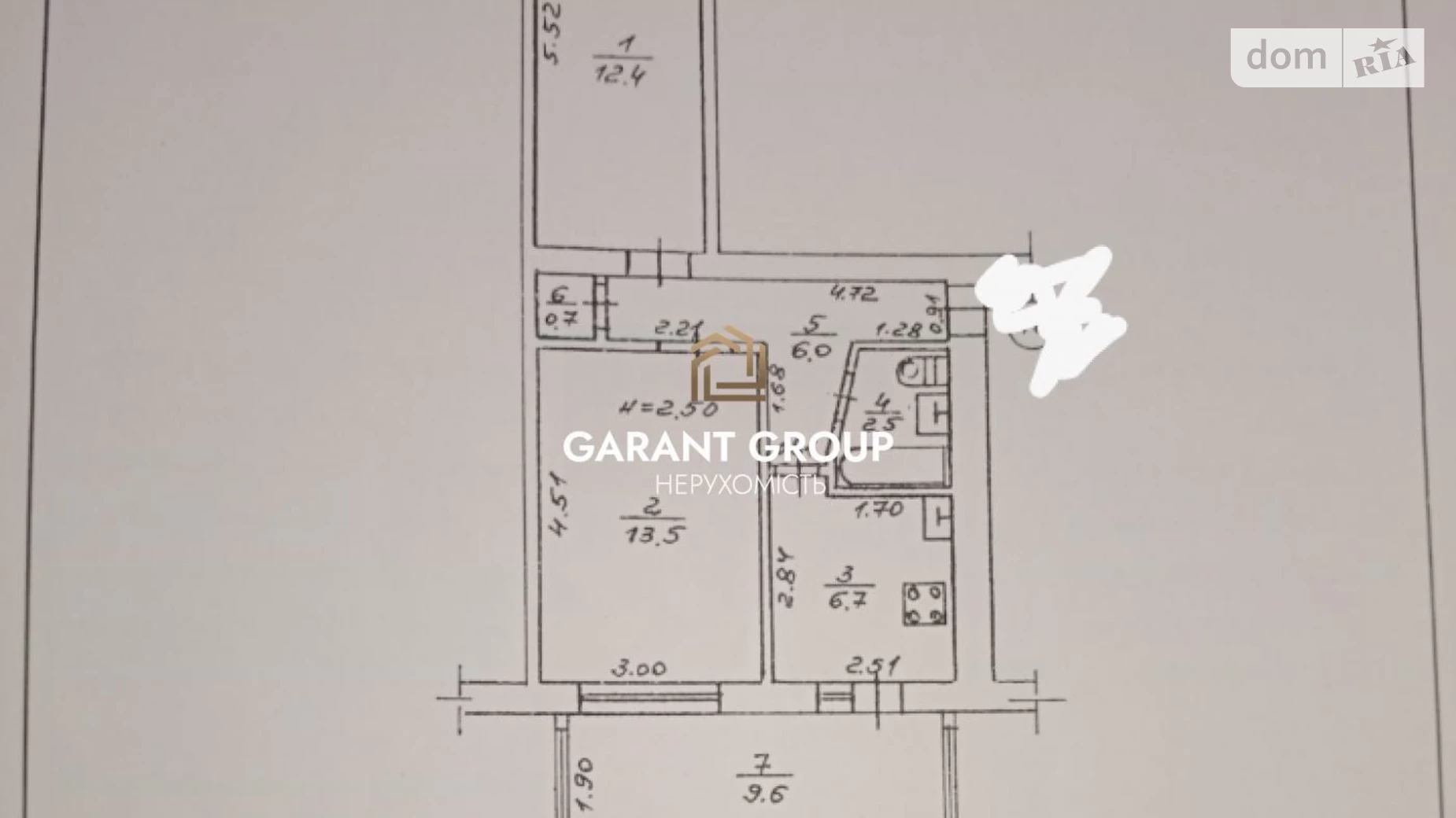 Продається 2-кімнатна квартира 52 кв. м у Одесі, вул. Генерала Петрова - фото 2