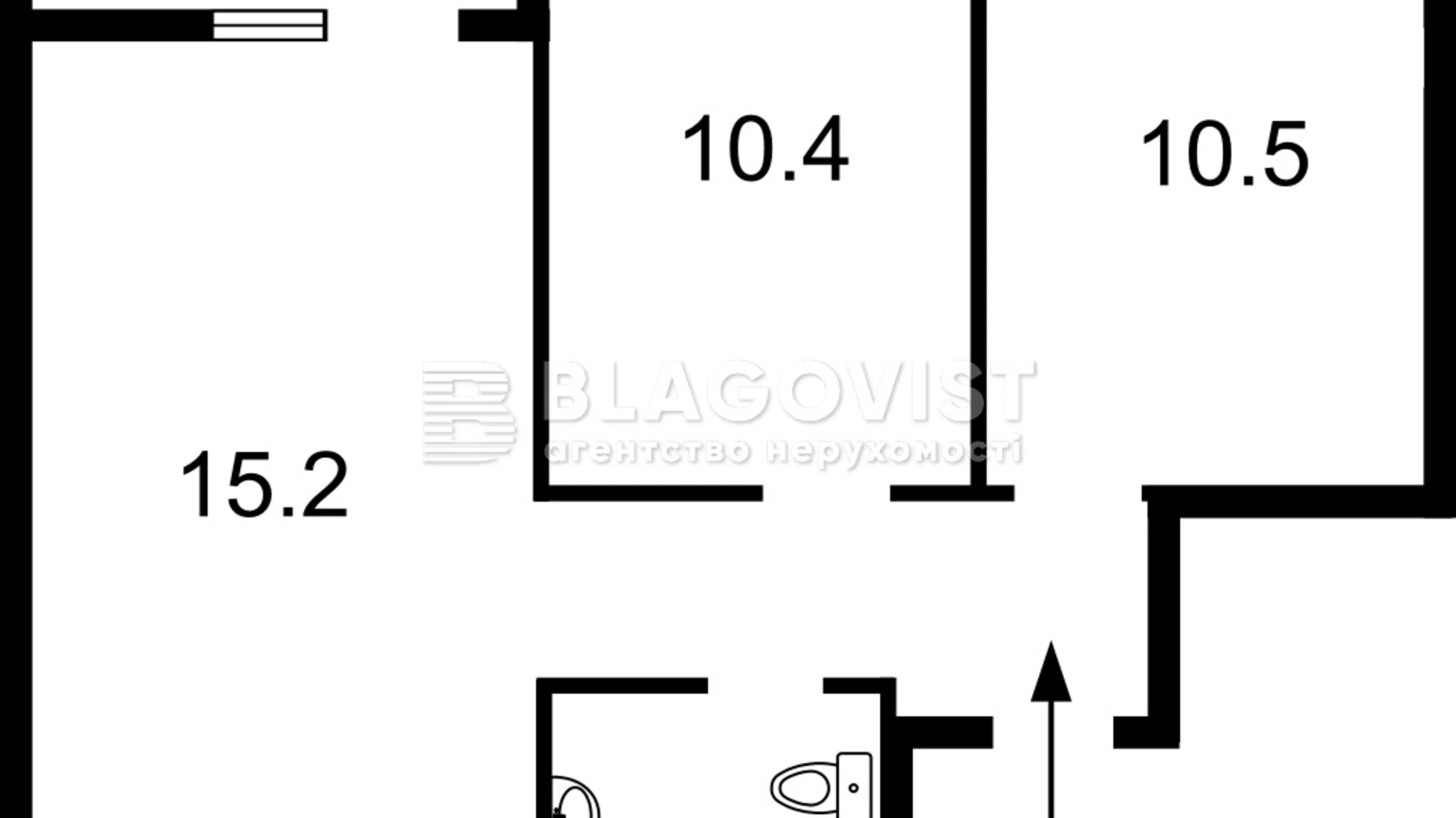 Продается 2-комнатная квартира 55.2 кв. м в Киеве, ул. Салютная, 2Б - фото 2