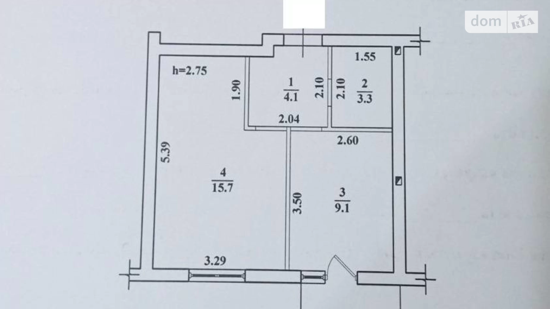 Продается 1-комнатная квартира 33 кв. м в Одессе, ул. Григория Зленка(Генерала Швыгина) - фото 2