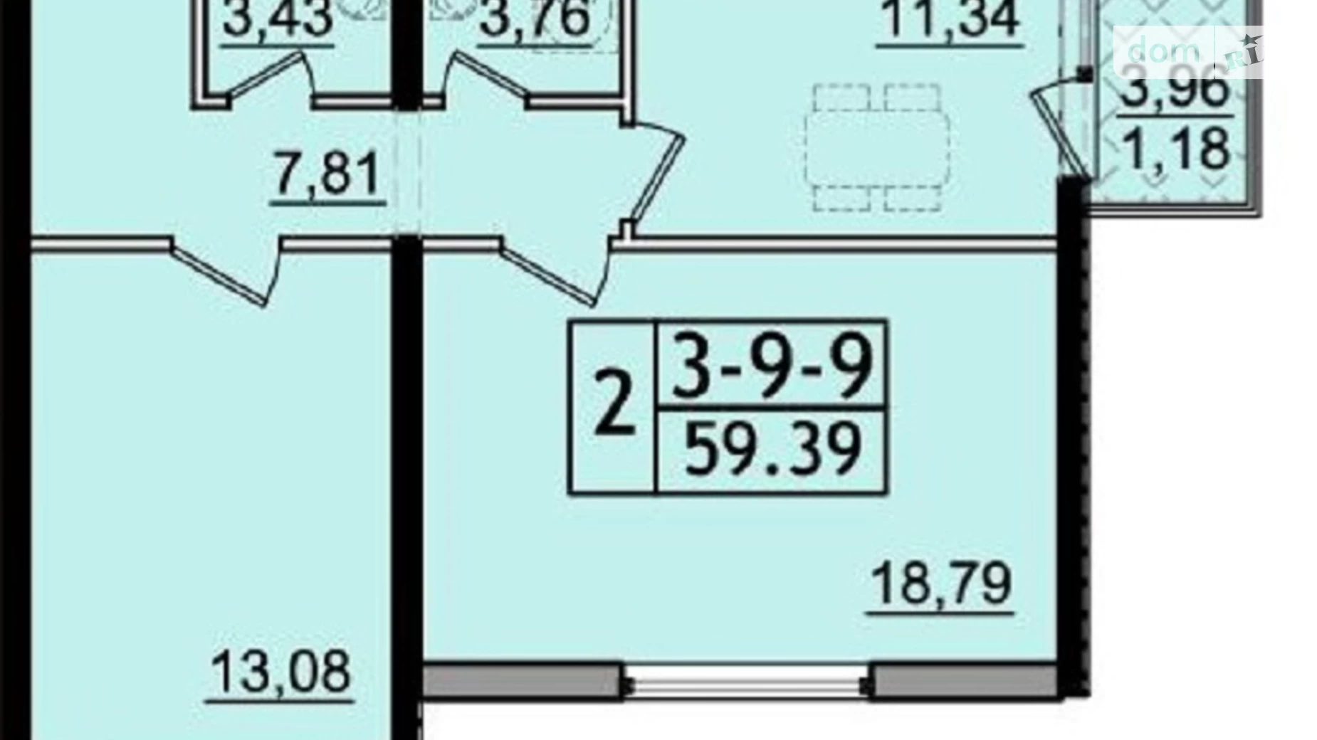 Продається 2-кімнатна квартира 59.1 кв. м у Одесі, вул. Академіка Сахарова, 3Е - фото 3