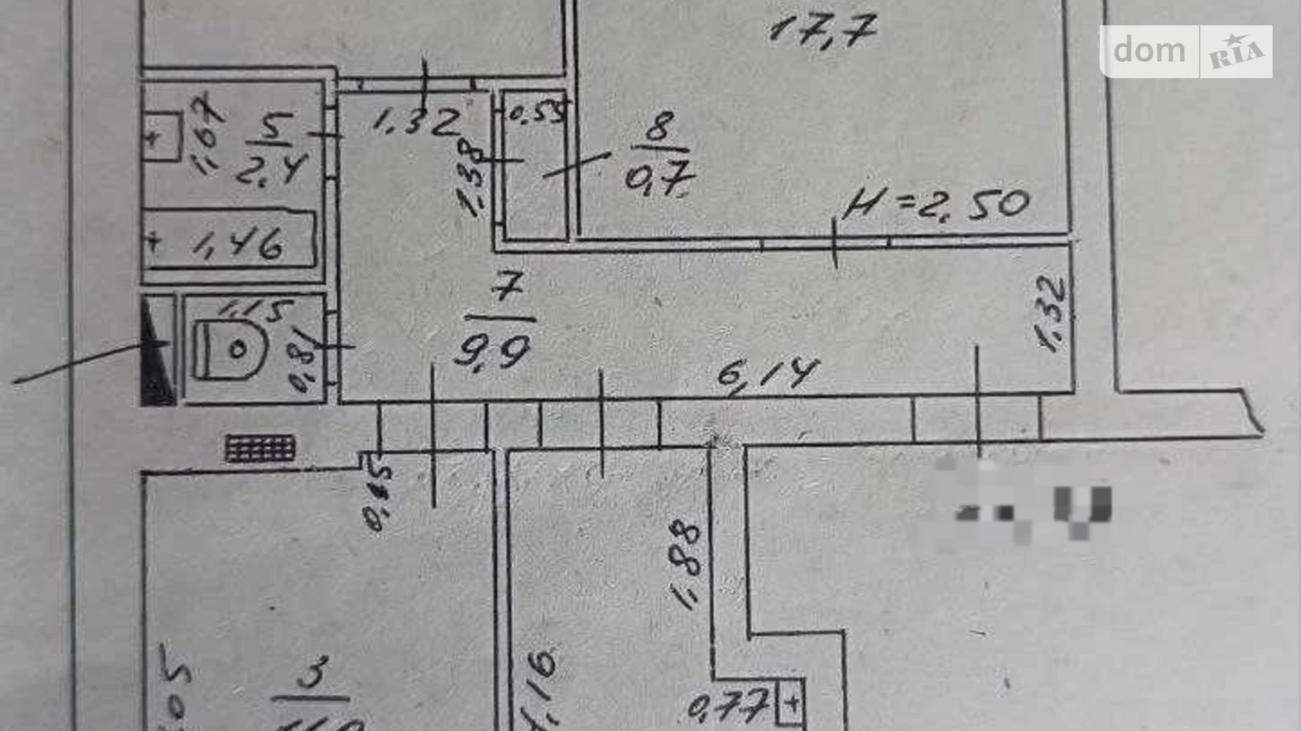 Продається 3-кімнатна квартира 64.1 кв. м у Одесі, Фонтанська дор., 8/5 - фото 3