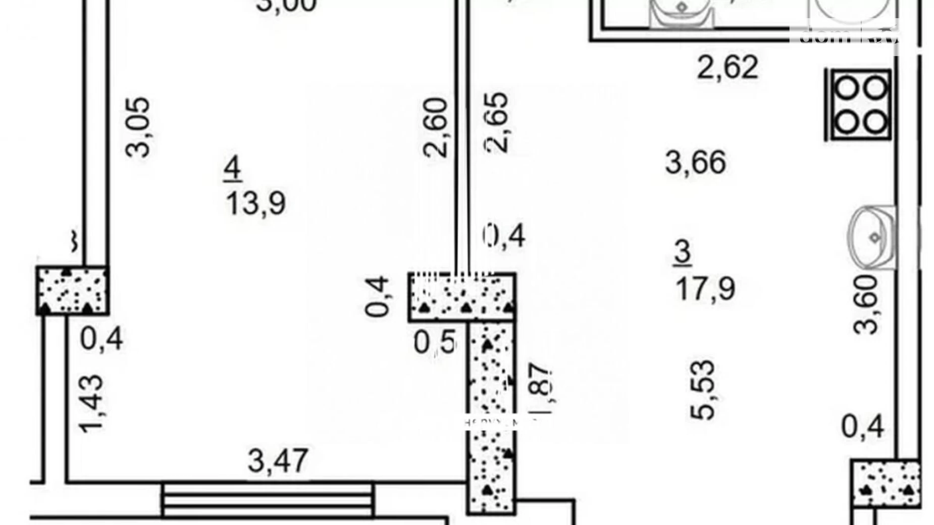 Продается 1-комнатная квартира 42 кв. м в Киеве, ул. Нагорная, 16/18 - фото 3