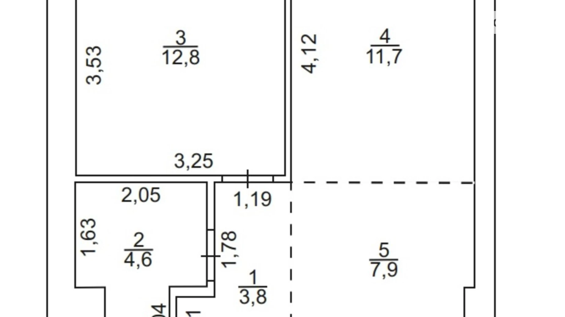 Продається 1-кімнатна квартира 40.8 кв. м у Ужгороді, вул. Сергія Мартина(Паризької Комуни), 4 - фото 2