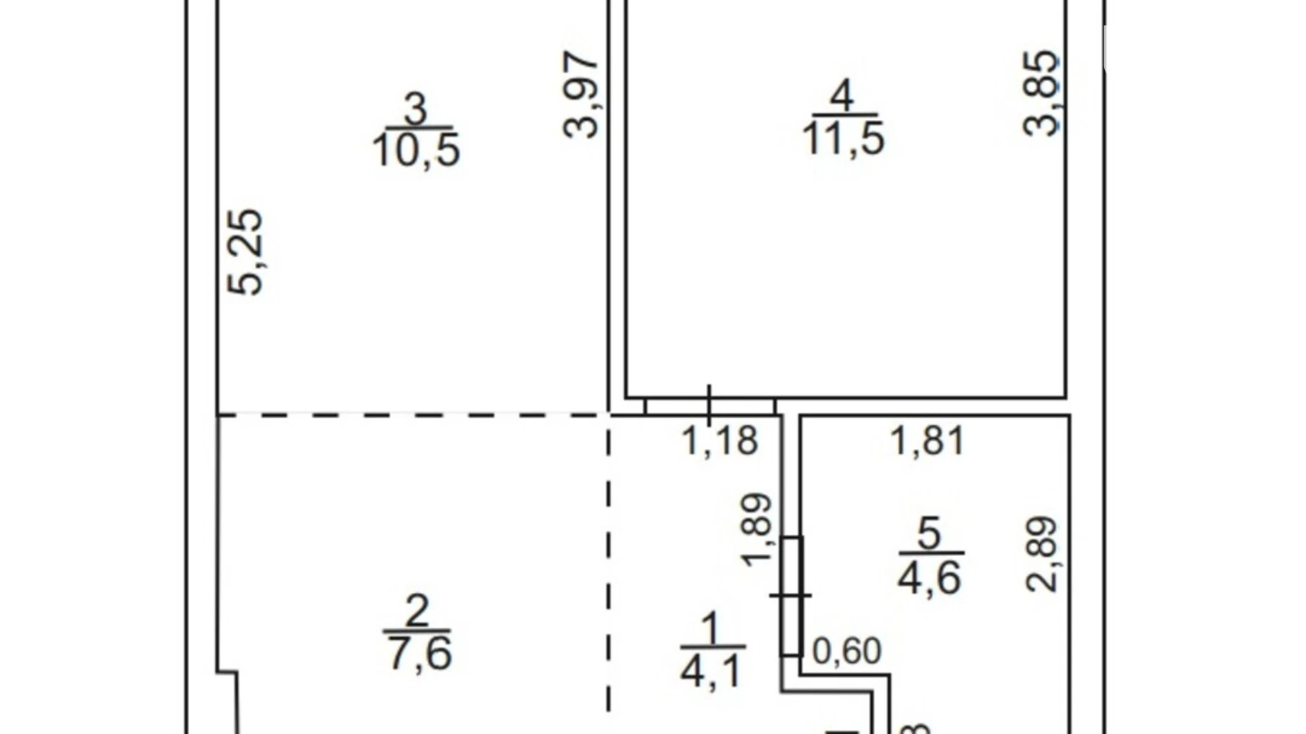 Продается 1-комнатная квартира 38.3 кв. м в Ужгороде, ул. Сергея Мартина(Парижской Коммуны), 4 - фото 2