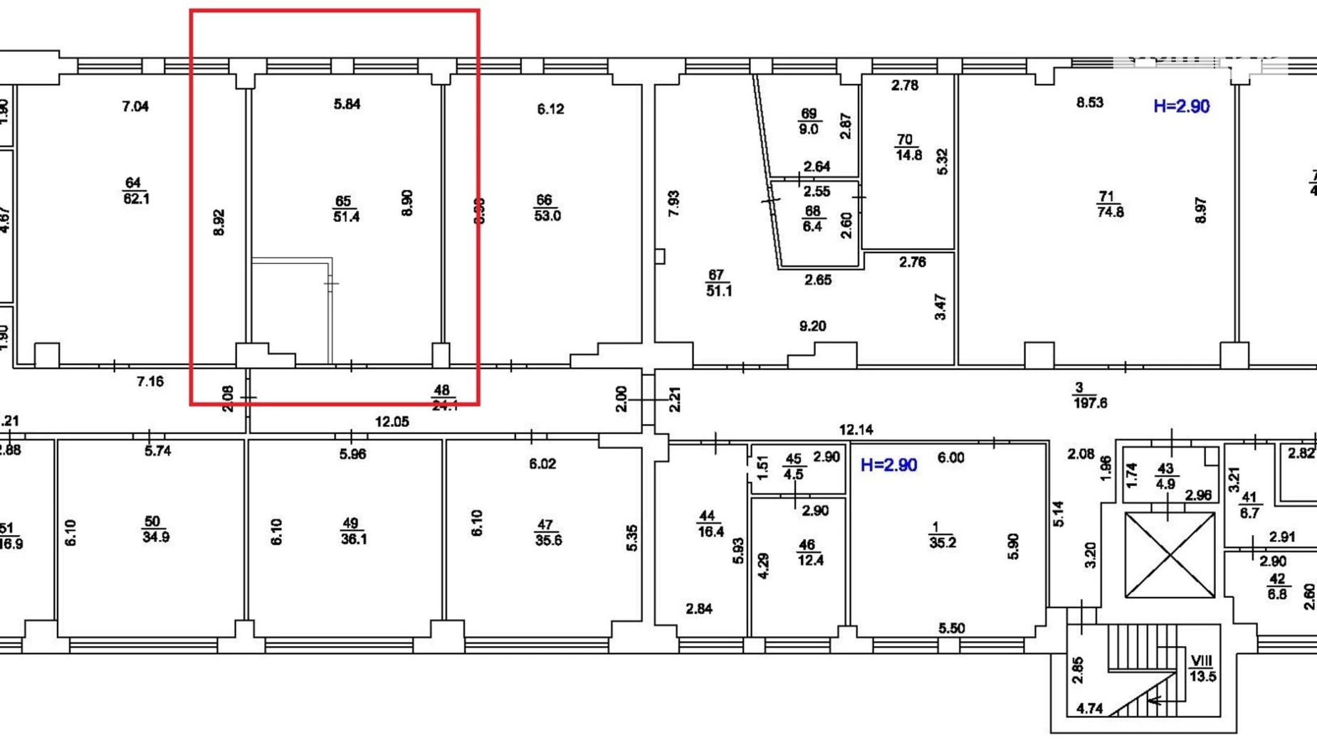 Сдается в аренду офис 51.4 кв. м в бизнес-центре, цена: 15420 грн - фото 3