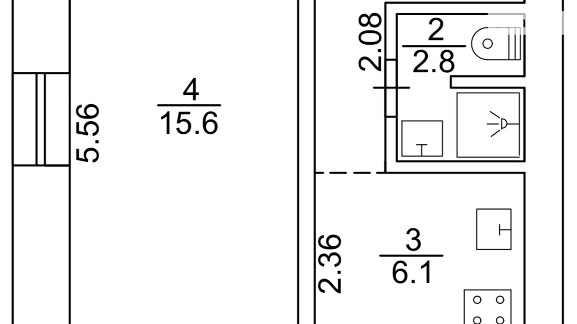 Продается 1-комнатная квартира 31.3 кв. м в Буче, ул. Энергетиков, 11 - фото 5