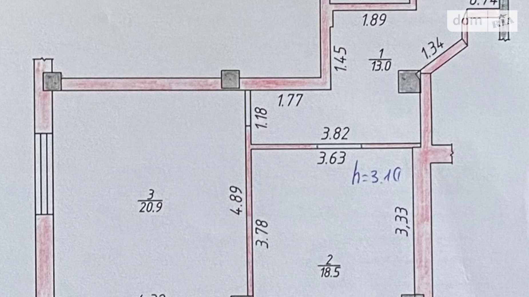 Продається 1-кімнатна квартира 56.2 кв. м у Ірпені, вул. Григорія Сковороди, 3 - фото 2