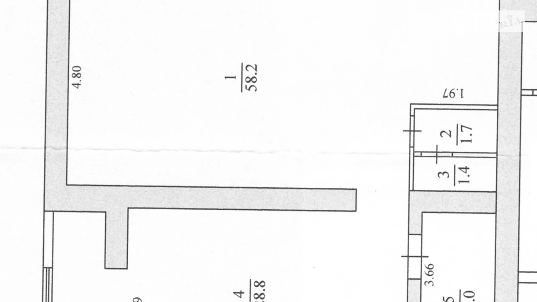 Продается помещения свободного назначения 96.1 кв. м в 9-этажном здании, цена: 76880 $ - фото 5