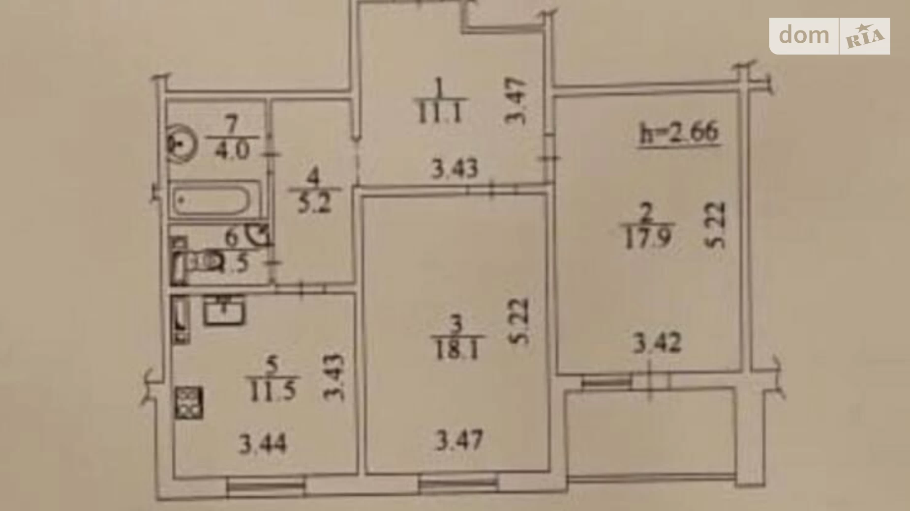 Здається в оренду 2-кімнатна квартира 72 кв. м у Києві, пров. Ясинуватський, 11 - фото 3